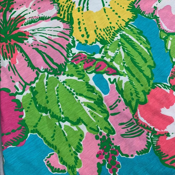 Lilly Pulitzer Britton T-Shirt Dress in Big Flirt - Picture 3 of 4